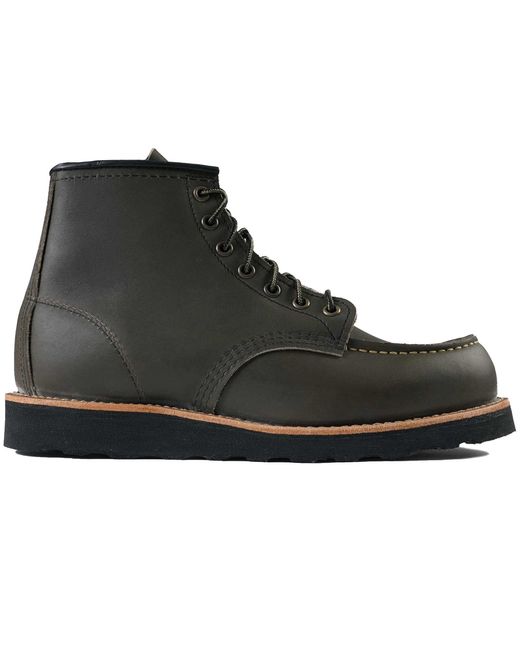 Red Wing Black Classic Moc Toe Boots for men