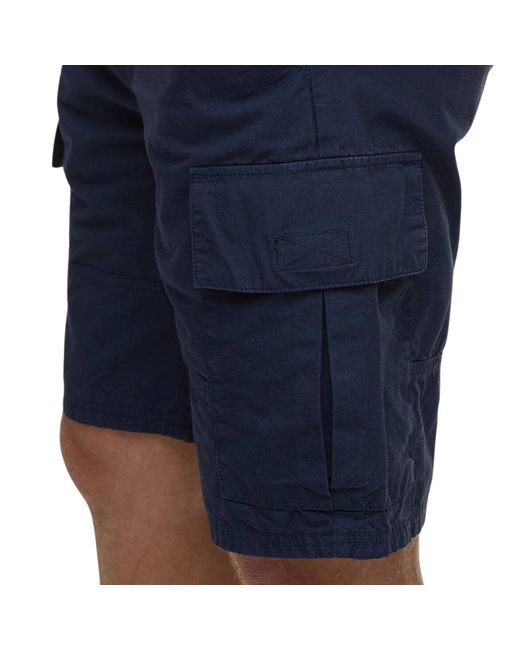Barbour Blue Ripstop Cargo Shorts for men