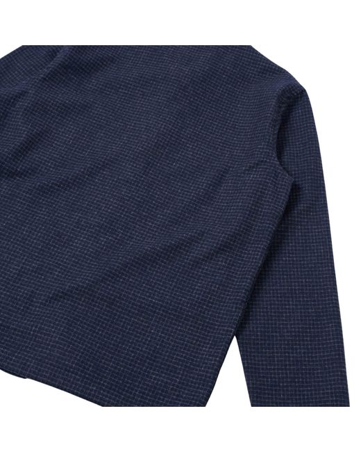 Universal Works Blue Bobby Wool Mix Bakers Overshirt for men