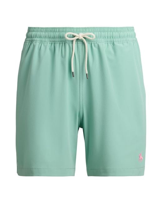 Polo Ralph Lauren Green Traveler Swim Shorts for men