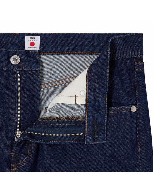 Edwin Blue Slim Tapered Jeans for men