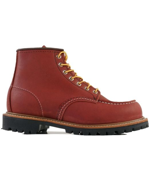 Red Wing Red 8209 Norway Roughneck Moc Toe Boots for men