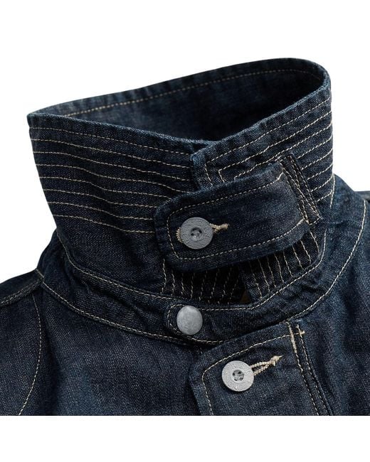 RRL Blue Denim Field Jacket for men