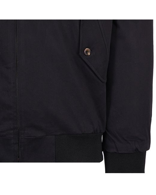 real hoxton Blue Harrington Jacket for men