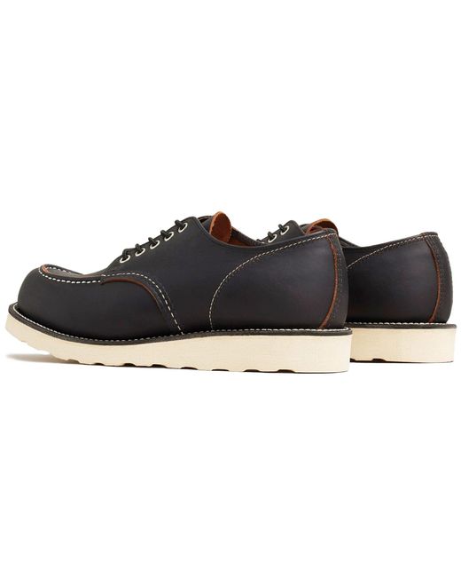 Red Wing Black Moc Toe Oxford for men