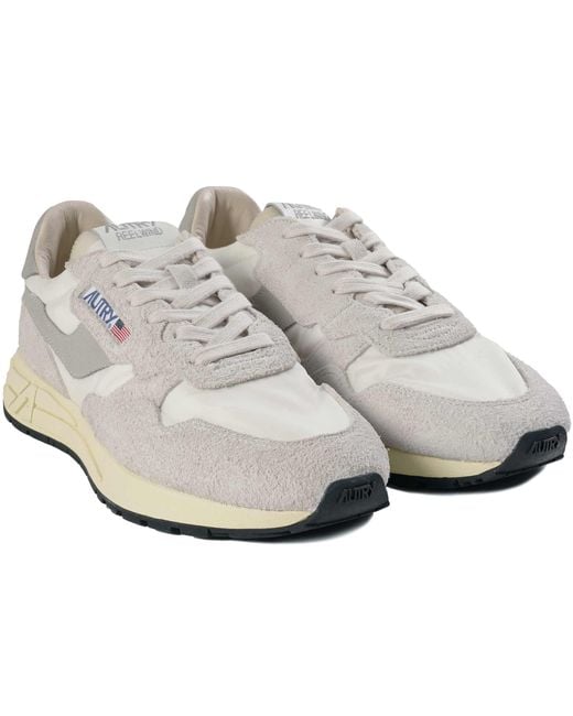 Autry White Reelwind Low Sneaker for men