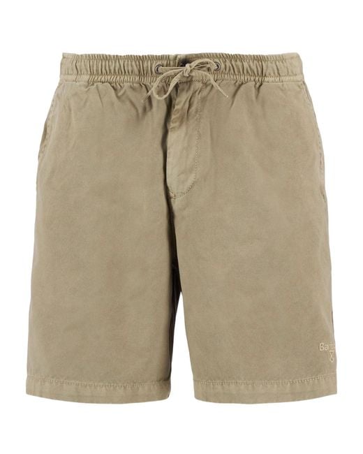 Barbour Natural Oxford Relaxed Shorts for men