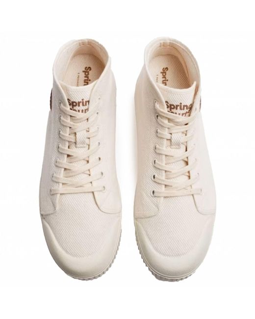 Spring Court Natural Vintage B2 Cotton Twill Shoes for men