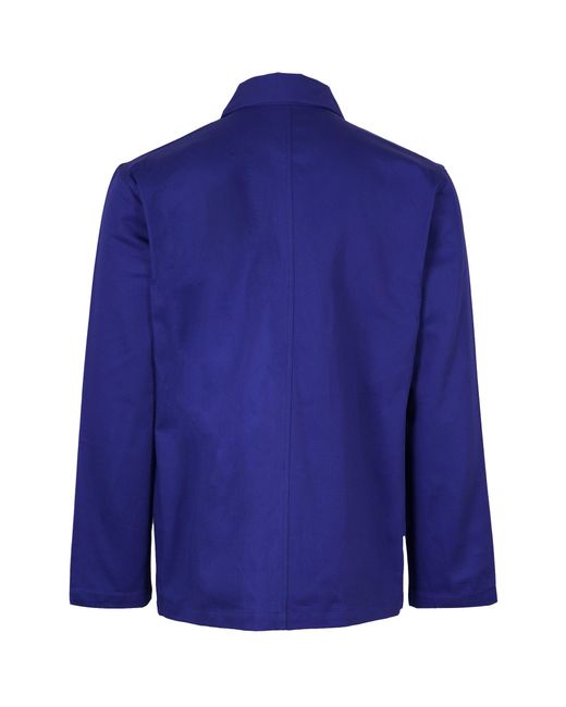 real hoxton Blue French Utility Jacket for men