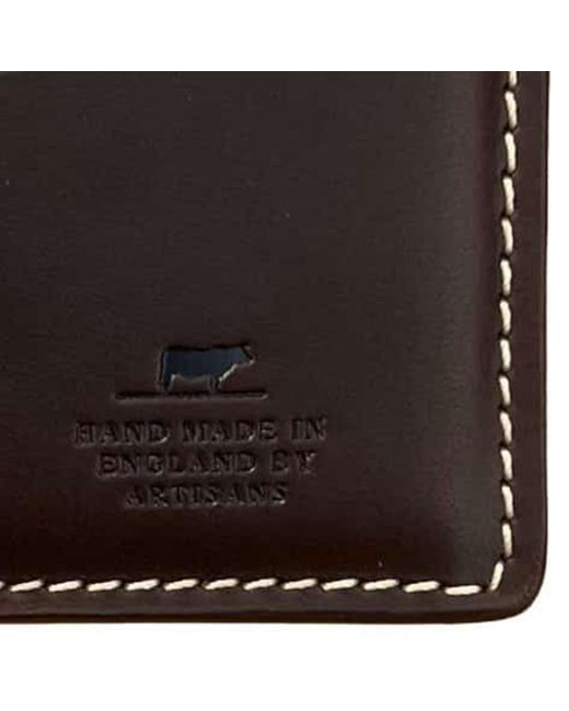 Barnes & Moore Black Drayman Card Holder for men