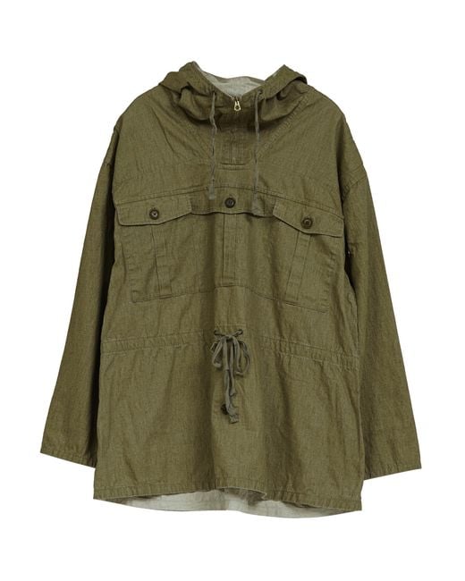 Nigel Cabourn Green German Smock for men