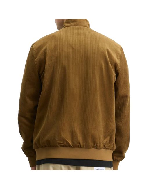 Fred Perry Green Corduroy Brentham Jacket for men