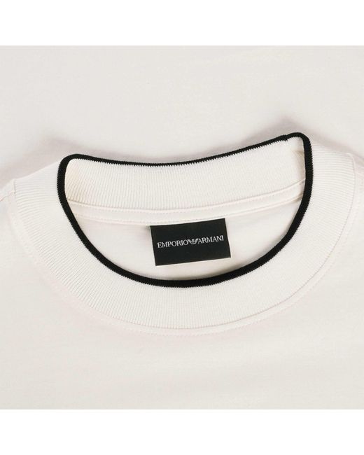 Emporio Armani Natural Logo-flocked Jersey T-shirt for men