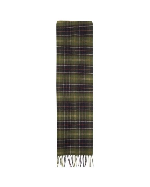 Barbour Green Lambswool Scarf for men