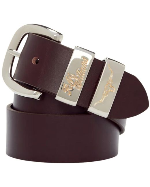 R.M.Williams Purple Drover Belt for men