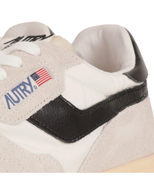 Autry White Reelwind Low Sneakers for men