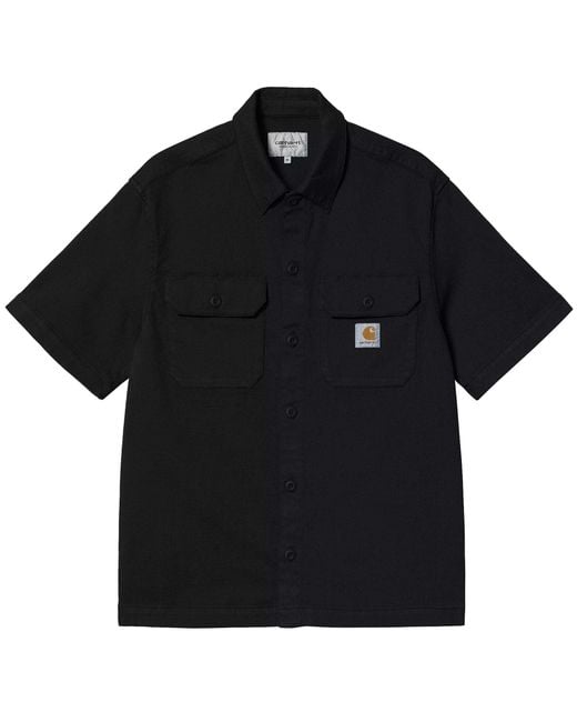 Carhartt Black Short Sleeve Craft Shirt for men