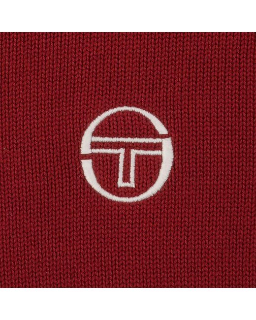 Sergio Tacchini x Stuarts Red X Stuarts Donato Knitted Track Top for men