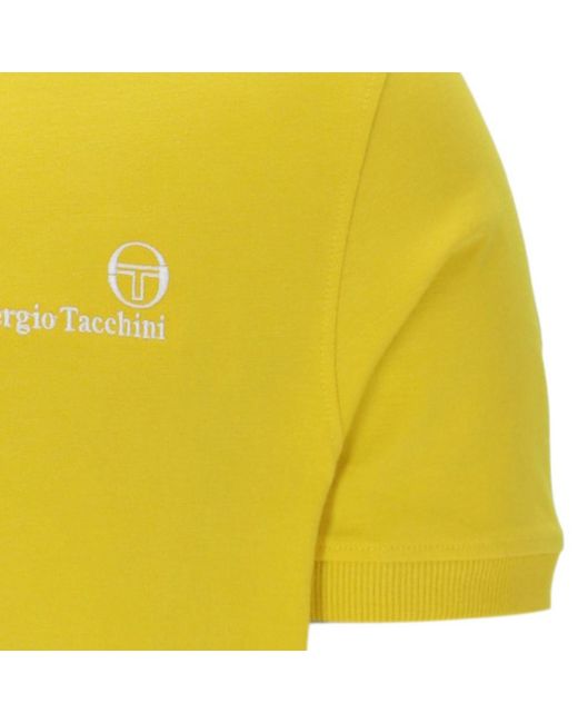 Sergio Tacchini Yellow Rainer Fc T-Shirt for men