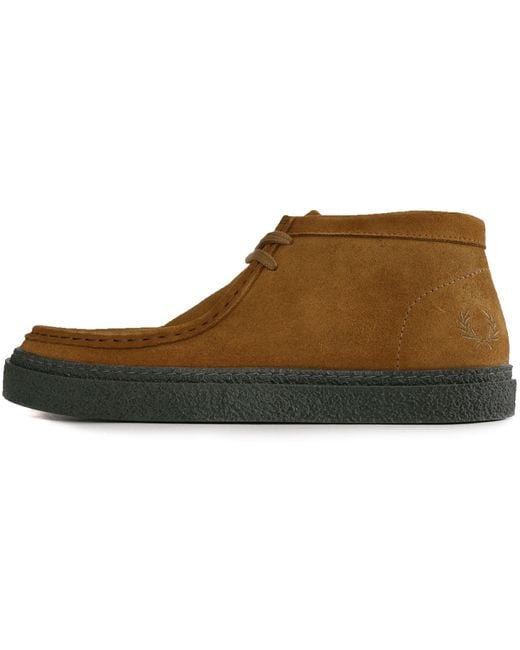 Fred Perry Brown Dawson Mid for men