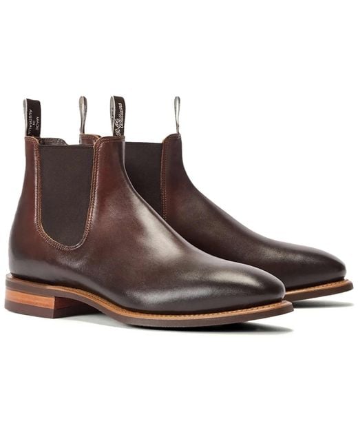 R.M.Williams Brown Rm Williams Burnished Comfort Craftsman Boot for men