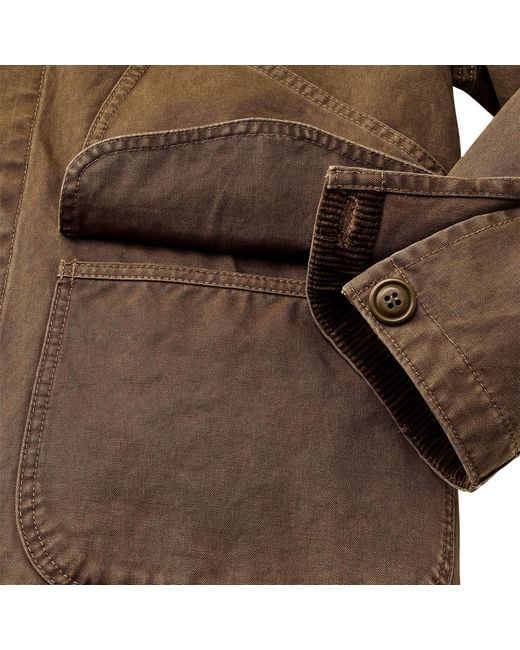 Filson Green Canvas Outfitter Jacket for men