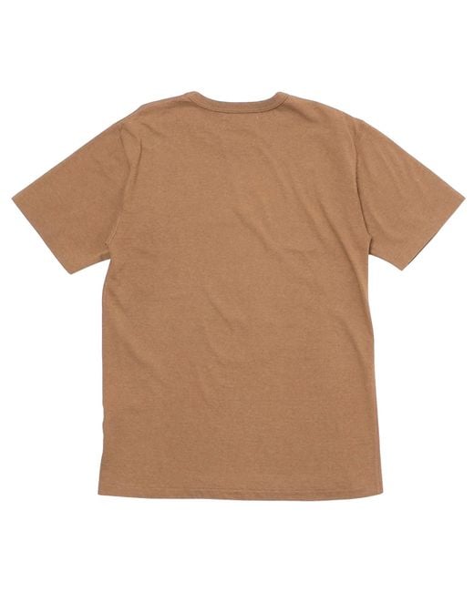 Wonder Looper Brown Foxfibre Tsuriami T-Shirt for men