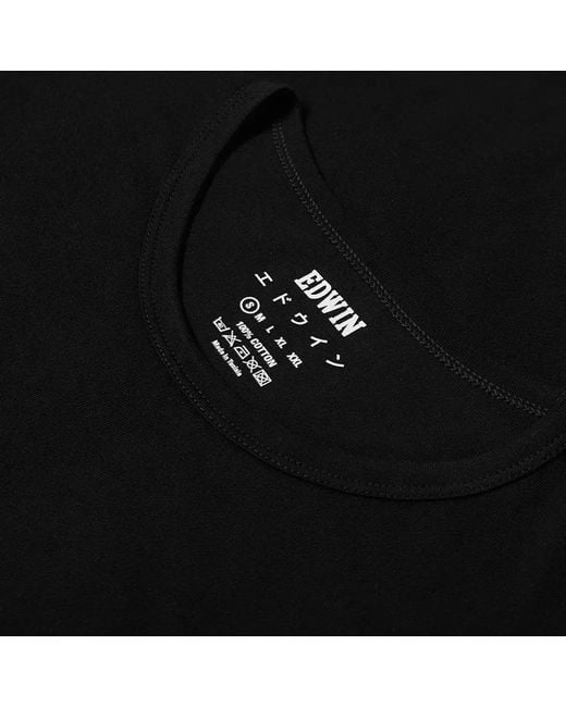 Edwin Black Double Pack T-Shirt for men
