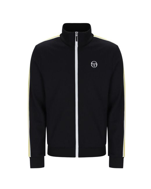 Sergio Tacchini Black Franco Track Top for men