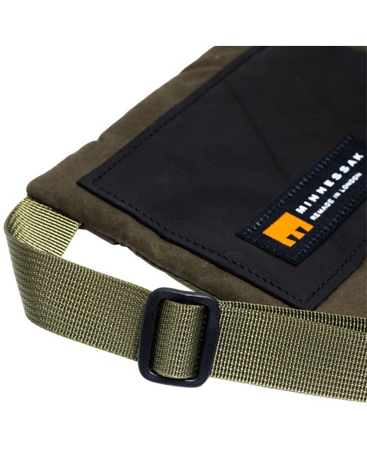 MINNESSAK Green Neck Tie B Bag for men