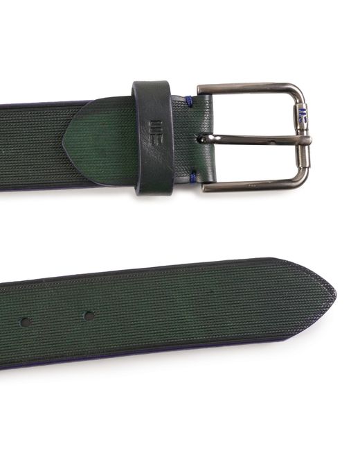 Miguel Bellido Belts Black Leather Belt for men