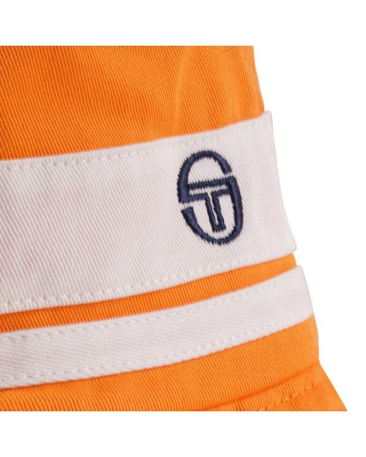 Sergio Tacchini Orange Newsford Bucket Hat for men