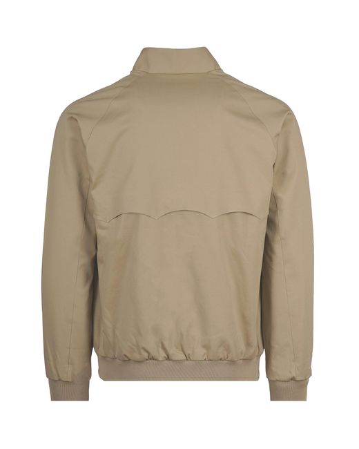 real hoxton Natural Harrington Jacket for men