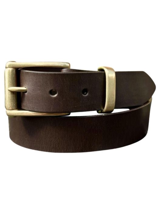 Barnes & Moore Brown Garrison Belt for men