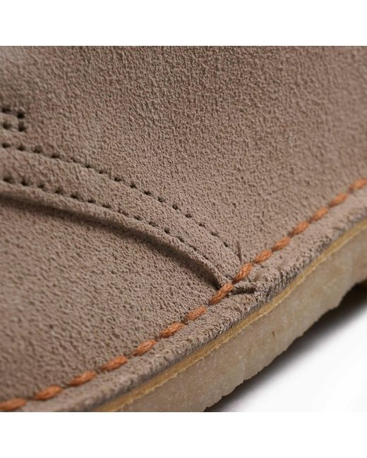 Clarks Gray Desert Boot for men