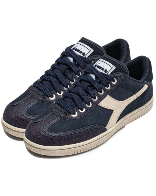 Diadora Blue Trainer Suede for men