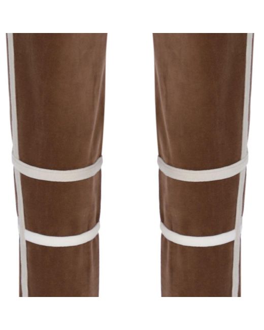 Fila Brown Otello Contrast Panel Track Pants for men