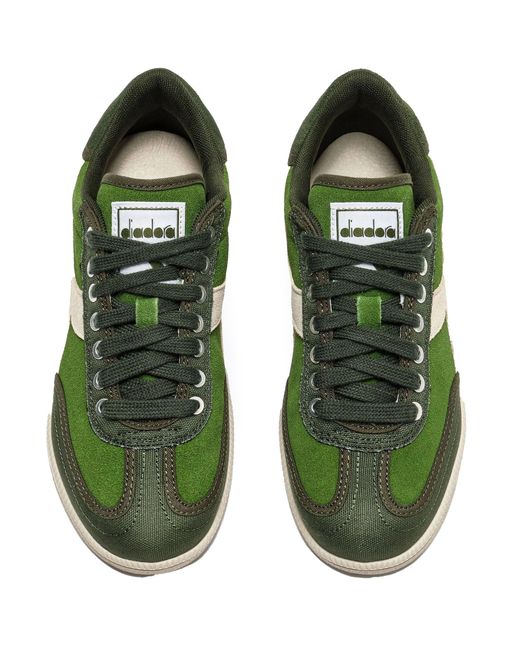 Diadora Green Trainer Suede for men