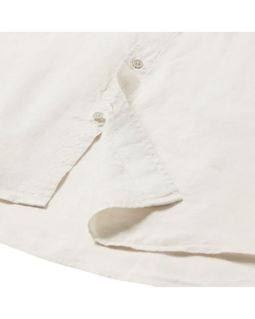 Belstaff White Scale Short Sleeve Shirt for men