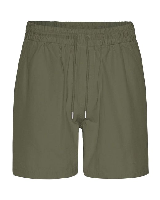 COLORFUL STANDARD Green Organic Twill Shorts for men