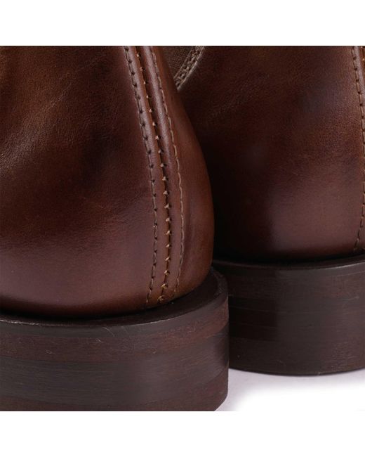 R.M.Williams Brown Comfort Craftsman Pull Up Leather Boot for men