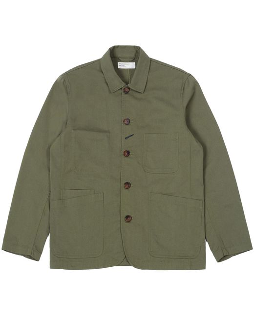 Universal Works Green Bakers Jacket for men