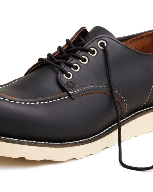 Red Wing Black Moc Toe Oxford for men