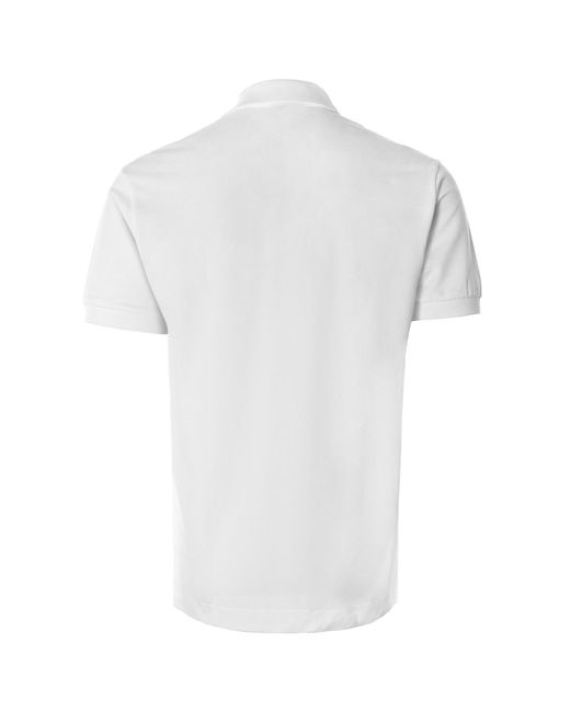 Lacoste White Classic Pique Polo Shirt for men