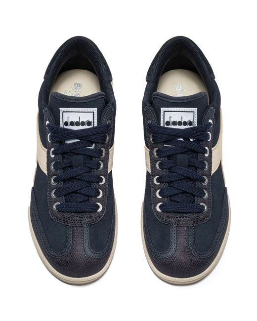 Diadora Blue Trainer Suede for men