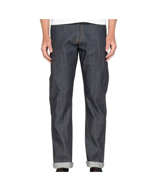 Naked & Famous Gray True Guy Left Hand Twill for men