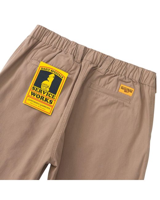 Service Works Natural Twill Waiter Pants for men