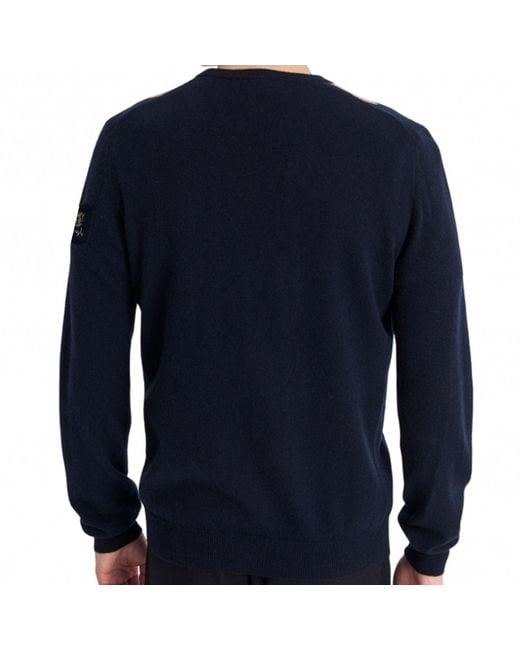 Pringle of Scotland Blue Argyle Jumper for men