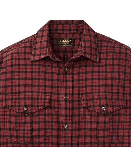 Filson Purple Alaskan Guide Shirt for men
