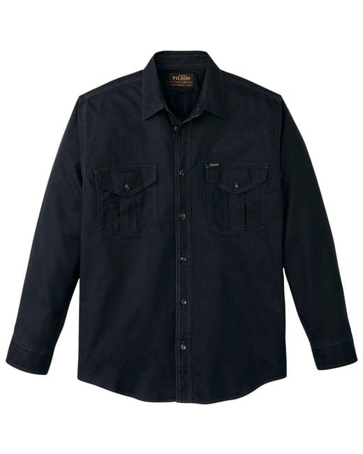 Filson Blue Alaskan Guide Shirt for men